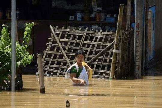 Mưa lũ tàn phá Đông Bắc Ấn Độ, ít nhất 26 người thiệt mạng