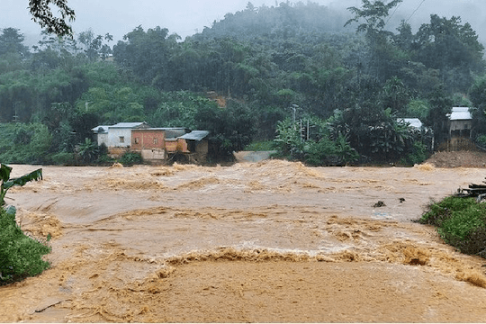 Yêu cầu 7 tỉnh chủ động ứng phó mưa lớn