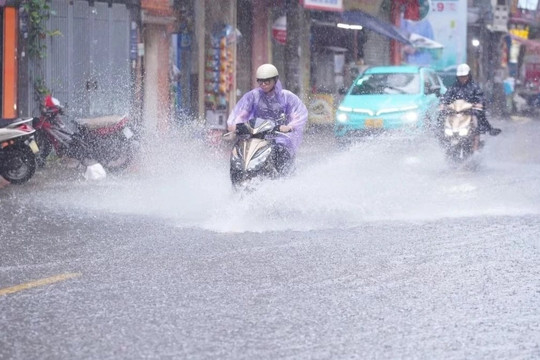 Miền Bắc vào đợt mưa lớn diện rộng, nhiều nơi có thể vượt 200mm