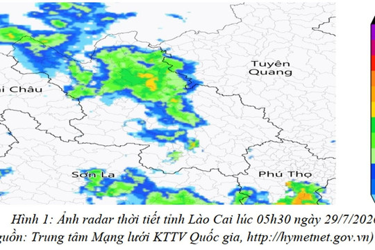 Mưa lớn bao trùm Bắc Bộ, Lào Cai cảnh báo dông lốc và nguy cơ lũ quét