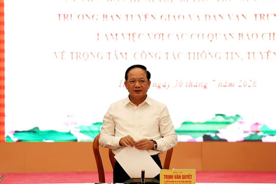 Báo chí phải đặt lợi ích quốc gia, dân tộc và lợi ích của nhân dân lên trên hết
