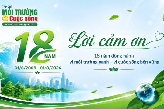 Lời cảm ơn của Tạp chí Môi trường và Cuộc sống