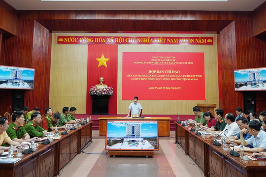 Quảng Trị: Tăng cường phối hợp, chuẩn bị chu đáo diễn tập phương án chữa cháy cấp tỉnh năm 2026