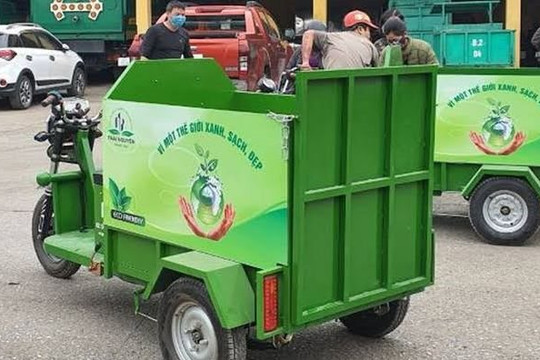 Ưu tiên xe ba bánh điện cho thu gom, vận chuyển rác thải đô thị