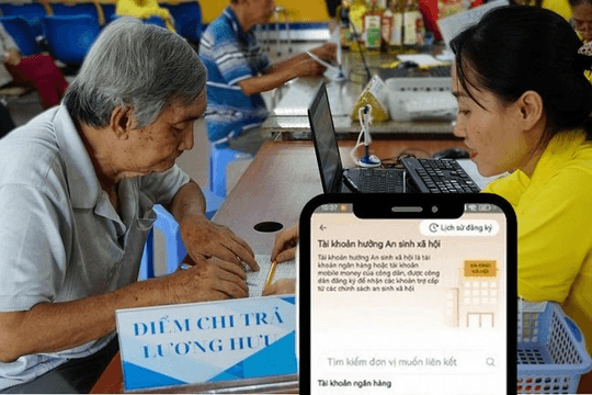 Từ 28/9: Chi trả lương hưu, trợ cấp qua tài khoản an sinh trên VNeID
