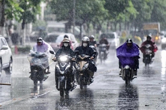 Dự báo thời tiết Hà Nội ngày 19/8/2026: Có mưa vừa, mưa to và dông