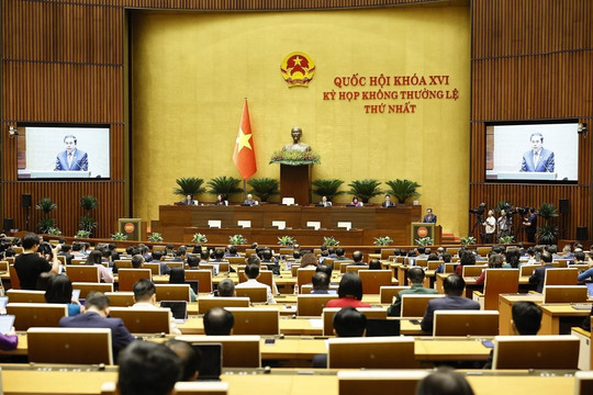 Toàn văn phát biểu của Chủ tịch Quốc hội Trần Thanh Mẫn tại Phiên bế mạc Kỳ họp không thường lệ lần thứ Nhất, Quốc hội khoá XVI