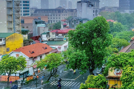 Dự báo thời tiết Hà Nội ngày 25/8/2026: Có lúc có mưa rào và dông