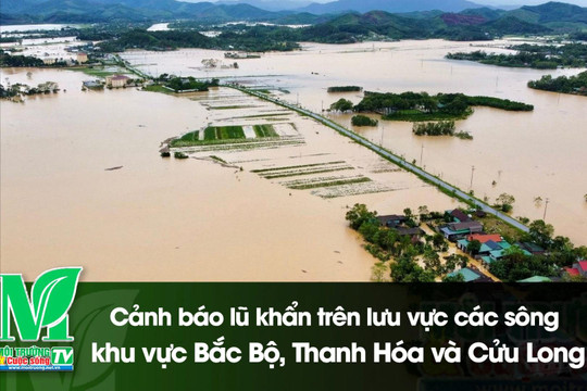 [VIDEO] Cảnh báo lũ khẩn trên lưu vực các sông khu vực Bắc Bộ, Thanh Hóa và Cửu Long