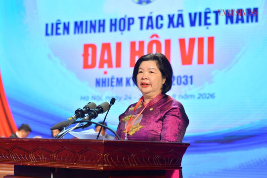 Đồng chí Cao Xuân Thu Vân tái đắc cử Chủ tịch Liên minh HTX Việt Nam khoá VII