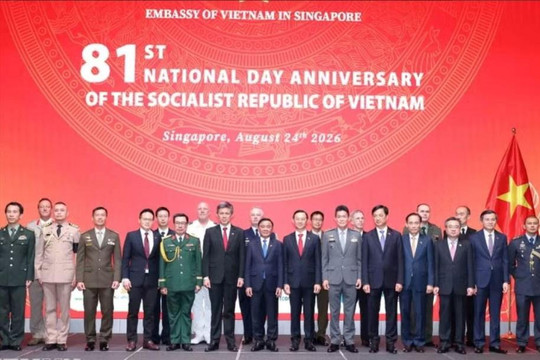 Thường trực Ban Bí thư dự Lễ kỷ niệm 81 năm Quốc khánh Việt Nam tại Singapore