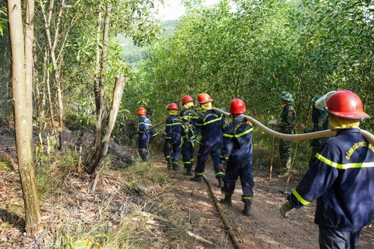 Huế: 13/20 điểm cháy trong ngày xảy ra tại khu lăng mộ, nghĩa địa