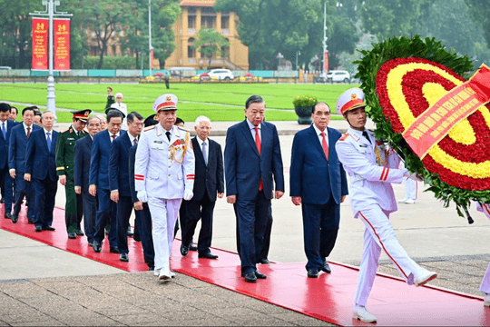 Lãnh đạo Đảng, Nhà nước vào Lăng viếng Chủ tịch Hồ Chí Minh