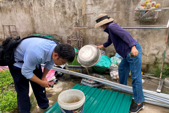 Hà Nội chủ động bảo đảm nước sạch, phòng dịch mùa mưa lũ