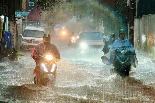 Hà Nội ra mắt bản đồ mưa ngập, cảnh báo người dân theo thời gian thực