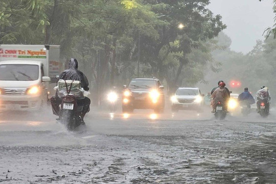 Miền Trung có thể hứng đợt mưa lớn kéo dài từ 10 đến 16/9