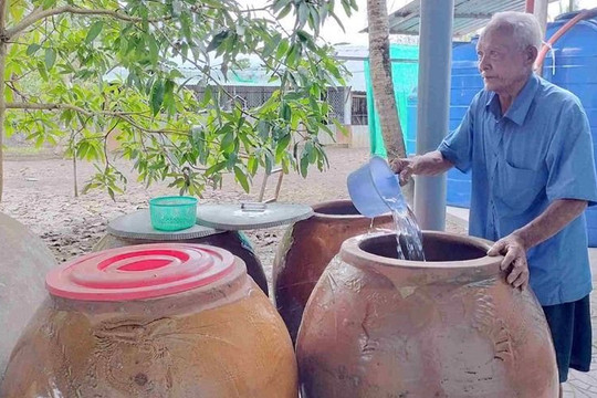 Cà Mau: Hơn 13.700 hộ dân đứng trước nguy cơ thiếu nước sinh hoạt do El Nino
