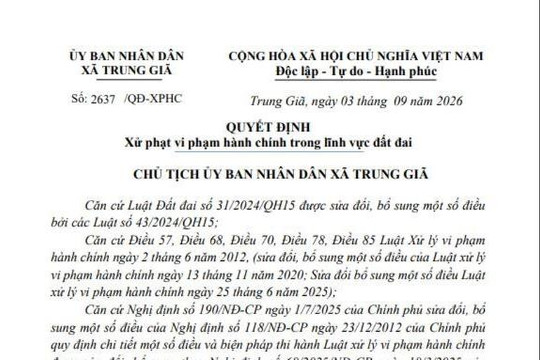 Hà Nội: Hợp tác xã Hòa Bình bị phạt 170 triệu đồng vì chiếm đất Nhà nước, đổ “tro đáy”