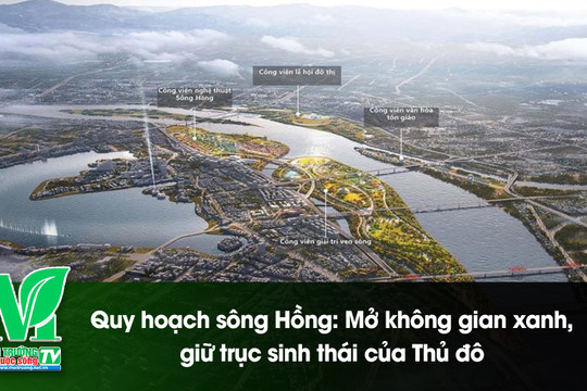 [VIDEO] Quy hoạch sông Hồng: Mở không gian xanh, giữ trục sinh thái của Thủ đô