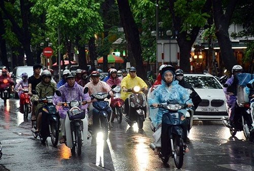 Dự báo thời tiết Hà Nội ngày 11/9/2026: Nhiều mây, đêm và sáng có mưa rào và dông rải rác