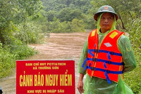 Mực nước trên sông Thạch Hãn vượt báo động 3, cảnh báo lũ khẩn cấp