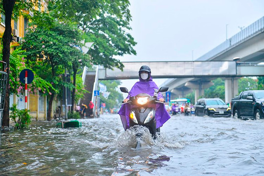 Bắc Bộ và Bắc Trung Bộ đối mặt đợt mưa lớn diện rộng