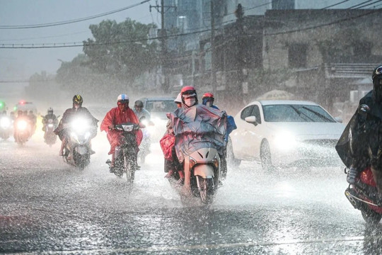 TP.HCM cảnh báo mưa lớn kéo dài từ ngày 17 đến 22/9