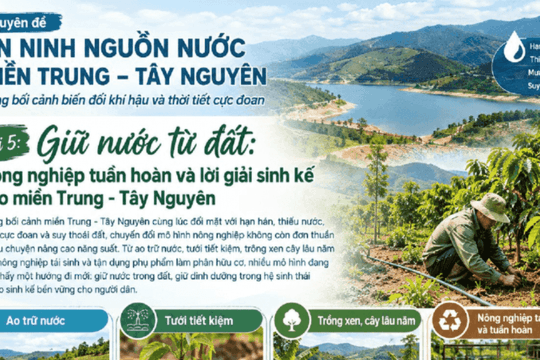 Bài 5: Giữ nước từ đất: Nông nghiệp tuần hoàn và lời giải sinh kế cho miền Trung - Tây Nguyên