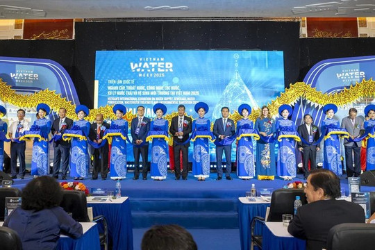 Khai mạc Vietnam Water Week 2026: Chuyển đổi số – Tăng cường khả năng thích ứng của ngành Nước trong kỷ nguyên mới