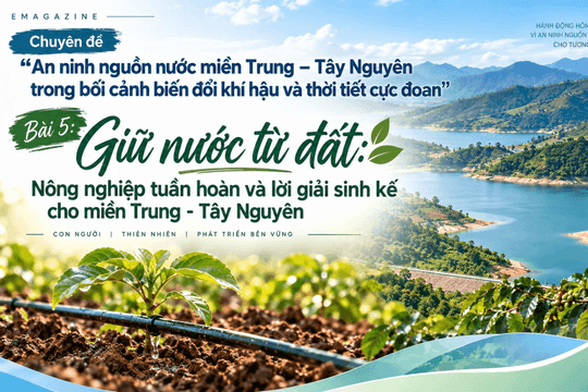 Bài 5: Giữ nước từ đất: Nông nghiệp tuần hoàn và lời giải sinh kế cho miền Trung - Tây Nguyên