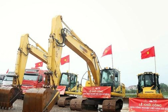Bắc Ninh khởi công Dự án khu công nghiệp Việt - Hàn mở rộng: Đặt yêu cầu kiểm soát môi trường từ đầu