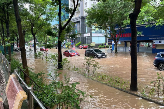 Những điểm ngập nước trên địa bàn Hà Nội sáng nay