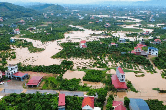 Mưa lũ dồn dập, hơn 1.500 ngôi nhà ngập tại Ninh Bình và Nghệ An