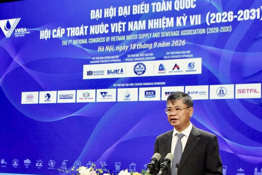 Ông Nguyễn Ngọc Điệp tiếp tục làm Chủ tịch Hội Cấp thoát nước Việt Nam (VWSA)