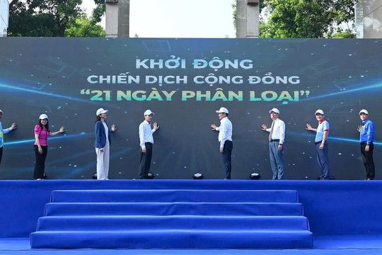Hà Nội thí điểm 100 điểm phân loại, thu hồi vật liệu tái chế
