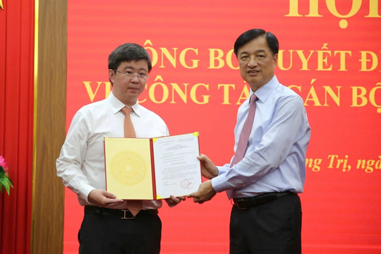 Thứ trưởng Bùi Hoàng Phương được giới thiệu bầu làm Chủ tịch UBND tỉnh Quảng Trị