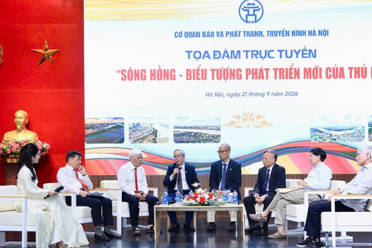 Sông Hồng: Từ ranh giới tự nhiên đến trục xanh của Thủ đô