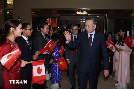 Tổng Bí thư, Chủ tịch nước Tô Lâm bắt đầu chuyến thăm cấp Nhà nước tới Canada