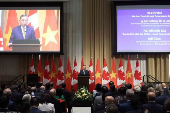 Việt Nam sẵn sàng cùng Canada xây dựng quan hệ Đối tác Chiến lược có chiều sâu