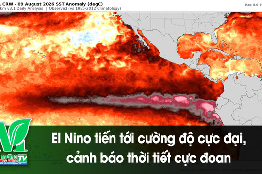 [VIDEO] El Niño tiến tới cường độ cực đại, cảnh báo thời tiết cực đoan