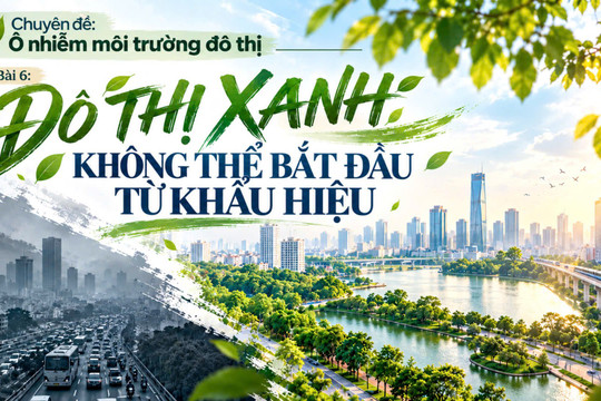 Ô nhiễm môi trường đô thị (Bài 6): Đô thị xanh không thể bắt đầu từ khẩu hiệu