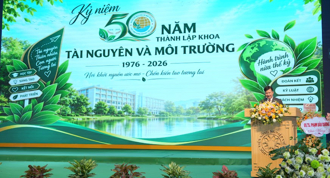 50 năm Khoa Tài nguyên và Môi trường: Từ cái nôi đào tạo quản lý đất đai đến kiến tạo tương lai xanh