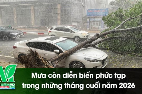 [VIDEO] Mưa còn diễn biến phức tạp trong những tháng cuối năm 2026