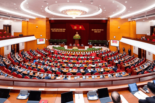 Thông cáo báo chí về ngày làm việc thứ nhất Hội nghị lần thứ tư Ban Chấp hành Trung ương Đảng khoá XIV