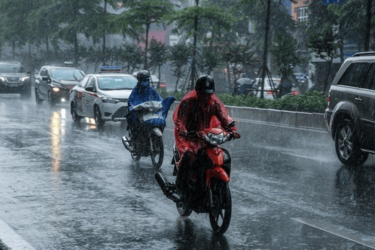 Hà Nội có thể giảm nhiệt còn 25-26 độ C, mưa rào xuất hiện từ đêm nay