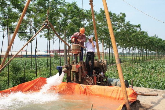Tái cấu trúc 2 thủ tục hành nghề khoan nước dưới đất