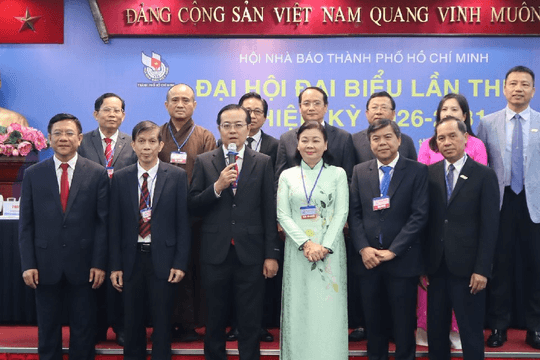 Ông Lê Văn Minh được bầu làm Chủ tịch Hội Nhà báo TP.HCM nhiệm kỳ 2026-2031