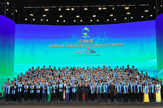 Thương hiệu quốc gia Việt Nam 2026: Đổi mới sáng tạo, thúc đẩy chuyển đổi xanh