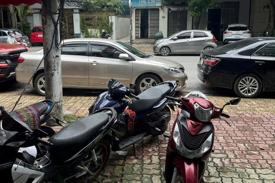 Nghệ An đề xuất thu phí trông giữ phương tiện trên lòng đường, vỉa hè tại 6 phường