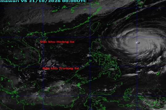 Siêu bão Champi không di chuyển vào Biển Đông